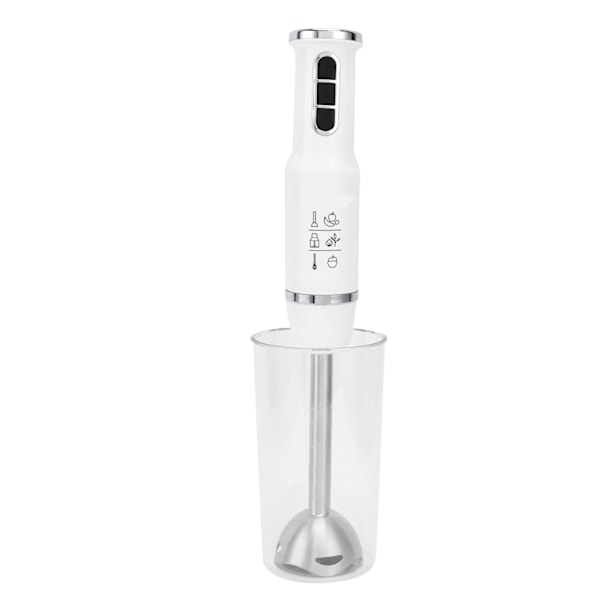 Multifunktionell Handmixer 750W Elektrisk Matberedare 3-växlad Justering EU-kontakt 220V Vit