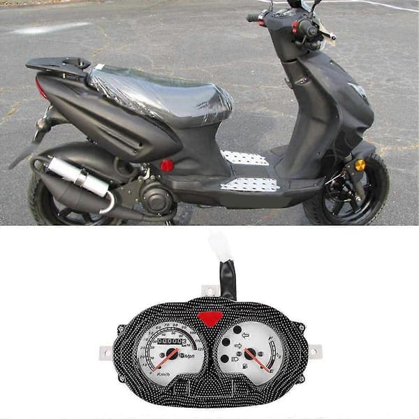 Analog Speedometer Instrument Panel compatible with Scooter B05 B08 POPCORN HUSSAR KEEWAY RY8 FOCUS F-ACT MATRIX Yamati RX8