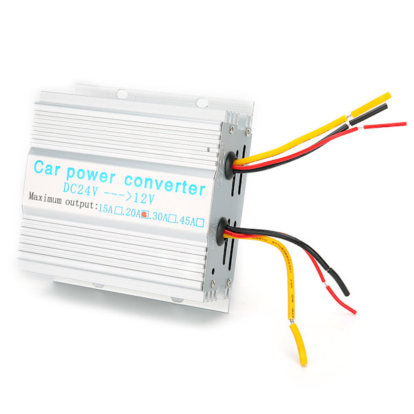 240W DC 24V til 12V Bilstrømomformer 20A Regulator Trinn Ned Transformer Strømforsyning