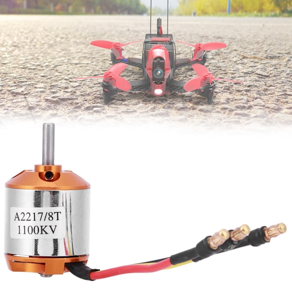 A2217 Harjaton Moottori RC Kiinteäsiipisen Quadrocopterin Drone-Osien Tarvikkeelle A2217 1100KV