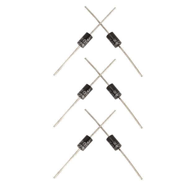 6 stk Club Car Solenoid Diode 30353G1 Metallisk Erstatning for EZGO 1989‑Opp Gass Elektrisk