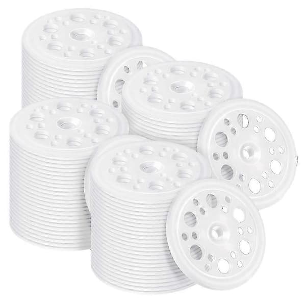 200 Pieces 45 mm (1.77 inch) Plastic Insulation Washers Load Distributing Polypropylene Washers for Fixing