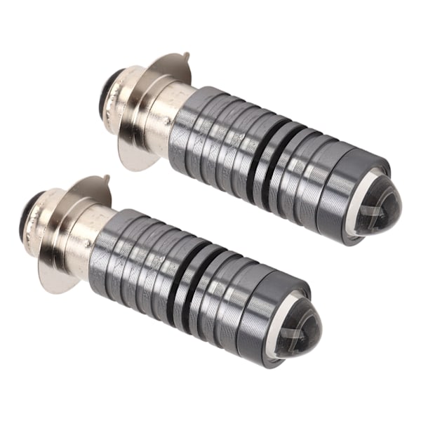 Par P15D LED-lyspærer 10 til 60V 2000LM 20W IP67 Vanntette Motorsykkel-Frontlyspærer for Lastebil Varebil SUV ATV Fullt Gult Lys