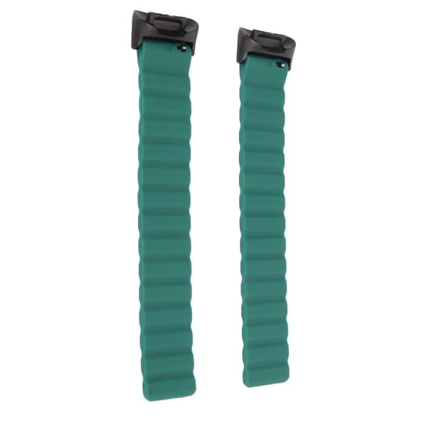 Magnetiskt Klockarmband Justerbart Snabbfäste Silikon Klockarmbands Tillbehör Passar Fitbit Charge 5 OD Grön