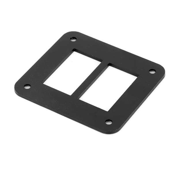 2-vejs Sort Aluminium Holdbar Bil Trailer Båd Vippekontaktpanel Hus Holder