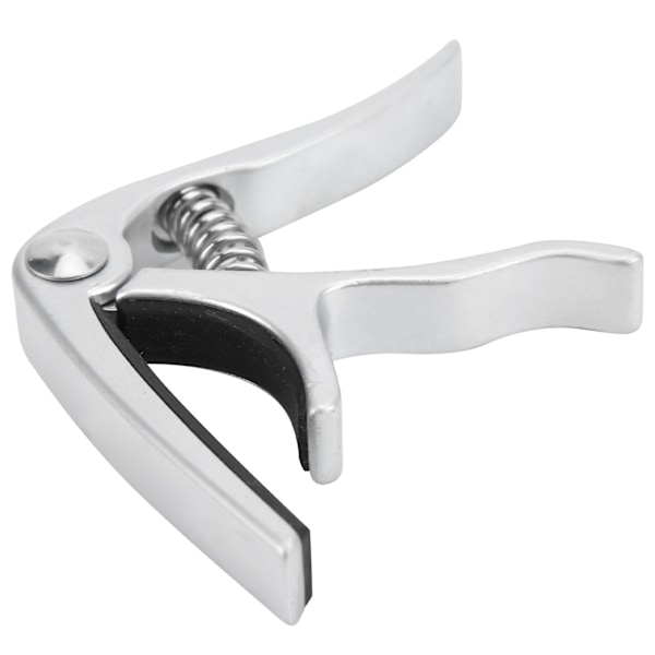 CP‑08 Zinklegering och Silikon Lättviktigt Gitarr Ukulele Capo Musikinstrument Tillbehör Matt Silver