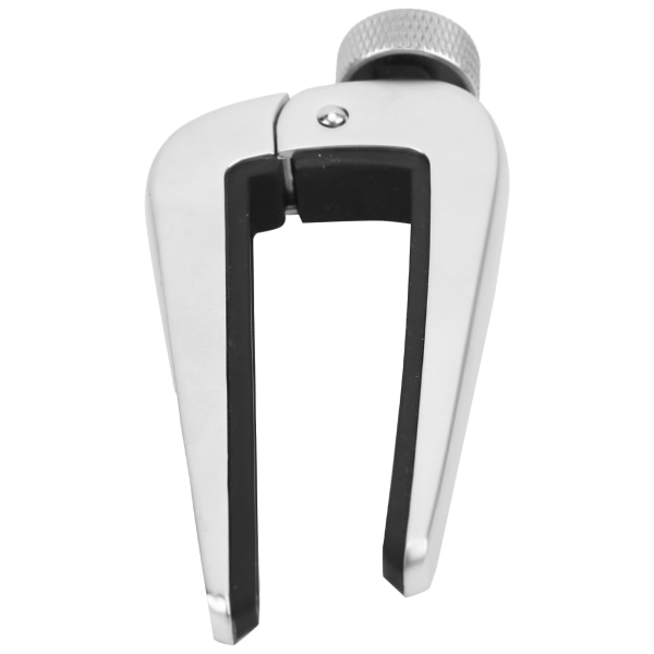 Sink Alloy Akustisk Gitar Capo Profesjonell Justerbar Silikon Klemme Munn for Bass Ukulele Fiolin Sølv