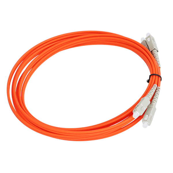 Kuituoptinen kaapeli 50/125μm 3 metriä Multimode Dual‑Core Optinen Patch Cord SC/UPC MM‑DX Tietokonetarvikkeet