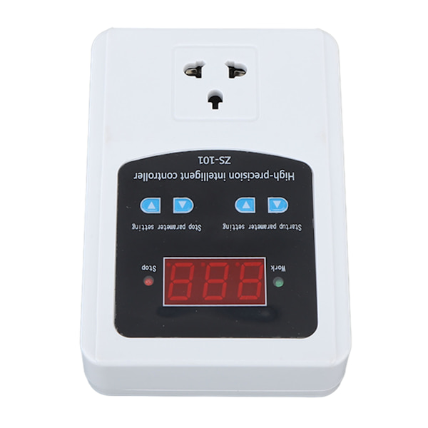 Digital Temperaturregulator 1500W 10A LCD-skærm Digital Termostatregulator til Inkubator Brygning Drivhus EU Stik 220V