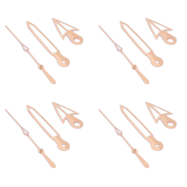 10st Set Klockvisare Klockhänder Timme Minut Sekund Självlysande Klockrörelse Modifieringsdelar för NH35 NH36 SK-25