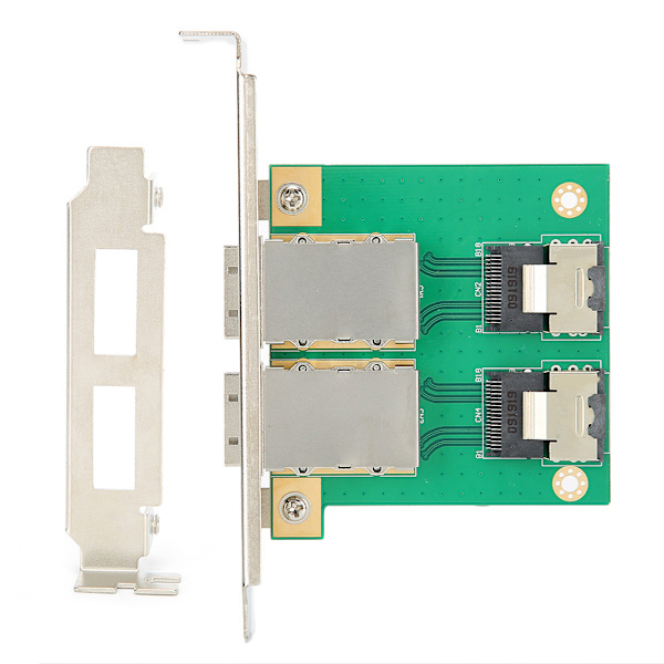 Adapterkort SFF-8087 till SFF-8088 Intern Extern Elektronisk Överföring H0305 MINISAS