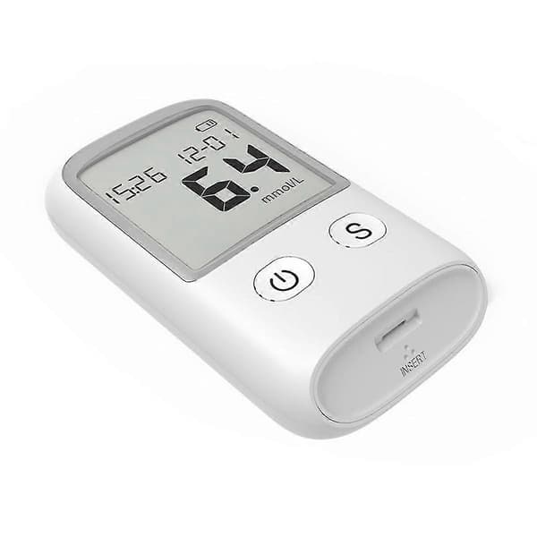 Hæmoglobinmåler Hæmoglobin Testkit Glukometer Måler Blodsukker, 50 Test - Yvan