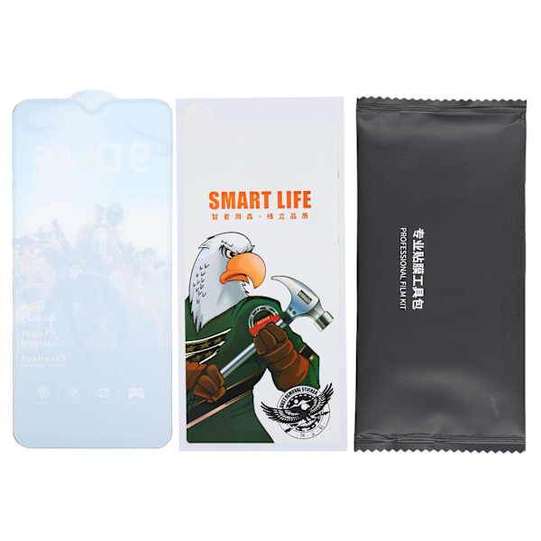 Skjermbeskytter for mobiltelefon for REALME XT Herdet Glass Skjermbeskyttelsesfilm