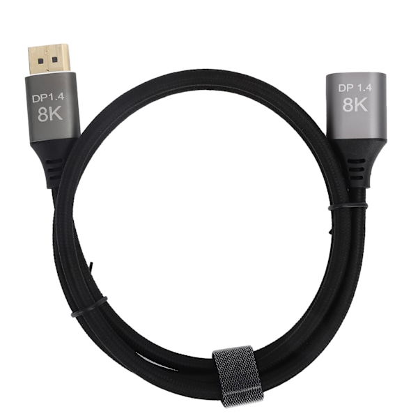 Forlængerkabel Adapter Display Port 1.4 Han til Hun High Definition 8K ved 60Hz 4K ved 144Hz 1 Meter