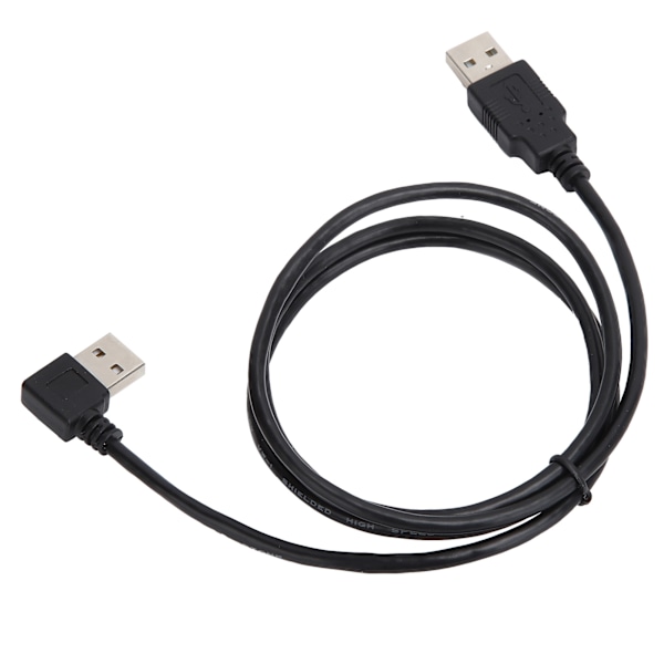 USB Datakabel Albue til Rett Hannkontakt Konvertering Harddisk Boks Forlengelsesledning 1m