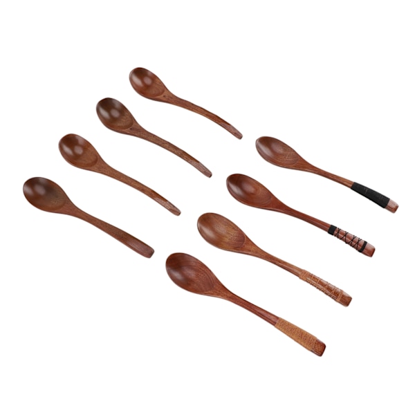 Träslevar Japansk Stil Träslev Set Köksredskap för Äta Laga Mat Blanda Röra Set 2