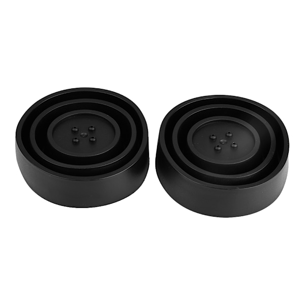 2 stk Universelle Forseglede Gummi Bil LED Forlygte Støvdeksel Hus Tetningslokk 100mm Svart Type C