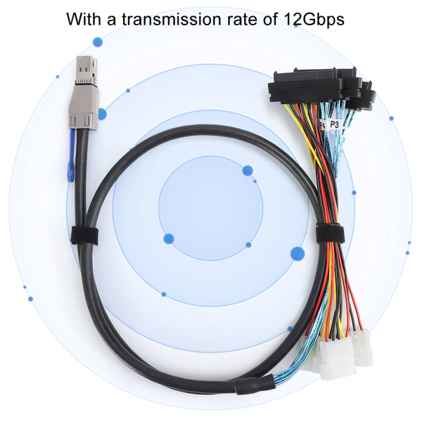 G0502 Ulkoinen kiintolevyn kaapeli Mini SAS SFF-8644 - SFF-8482 palvelintietokoneen lisävarusteet 2 metriä