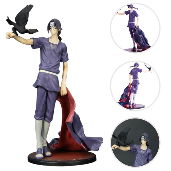 Figur Uchiha Itachi Krage Itachi Akatsuki Model Multifunktionel Anime Tegneseriefigur Model