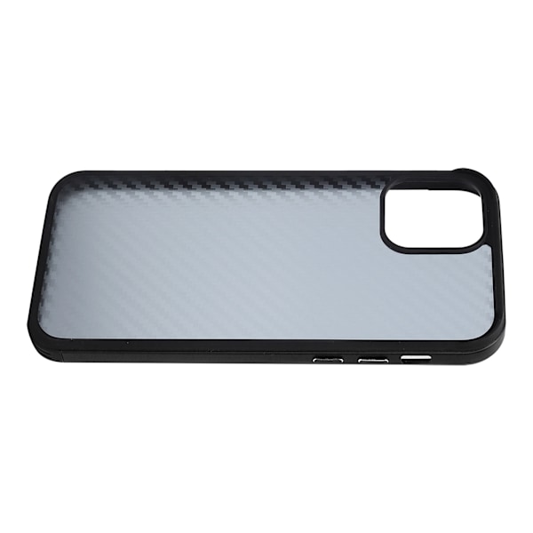 SULADA Mobilskal Fibertextur Metallram Helkroppsskydd för iPhone 12/12PRO Havsblå