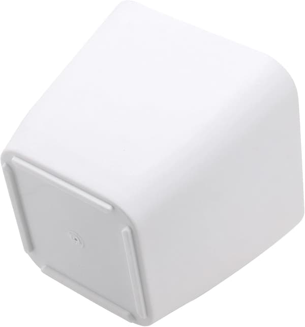 Square Plastic Table Planter: Minimalist Self-Watering Planter – White – 13 x 11