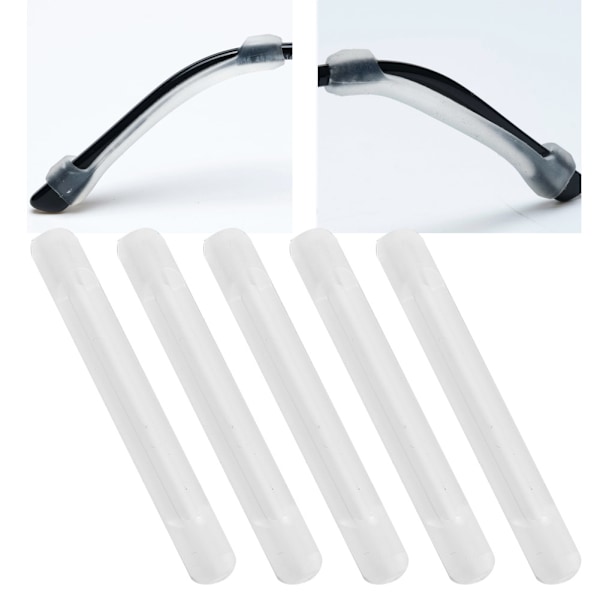 10 par sæt Øjne Glas Ørekrog Solbriller Brilleben Anti-slip Cover Holder