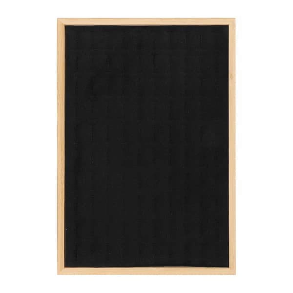 Smykkeskuffe Organizer Multipurpose 100 Rum Ring Skuffe Opbevaringsindsats til Smykkebutik Messe Sort