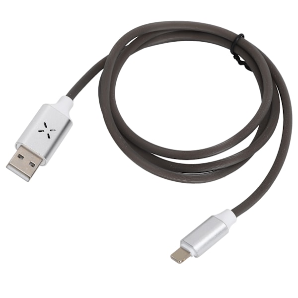 2.4A LED Snabb Laddningskabel Röststyrning Flash USB till för IOS Flödande Laddningssladd