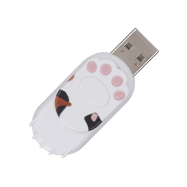 Flash Disk Bærbar Søt Kattepoteformet Minnebrikke for Informasjonslagring Dataoverføring Gave Fargerik Kul 16GB