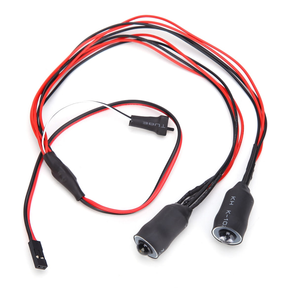 1/10 13mm RC Generel Forlygte Fjernbetjening Bil LED Lys DIY Modifikationstilbehør Blå Hvid