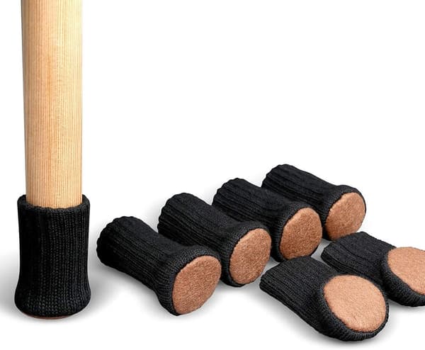 24 stk stolstrømper for stolben, møbelben, sklisikre puter for stolben med diameter 2-4 cm