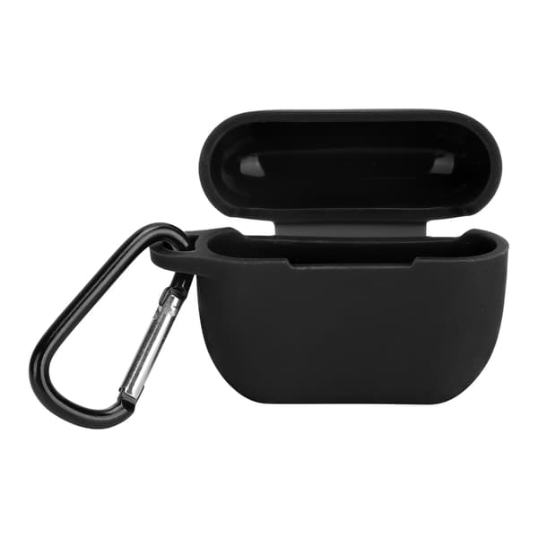Silikonfodral Skyddskåpa för IOS Earbuds Pro/III Bluetooth Headset Laddningsfodral Svart