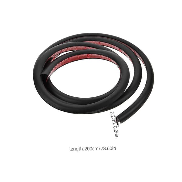 Caravan Roof Gutter Rain Deflector Flexible Caravan Strip Gutter Drip Guide for Cars Vans 2 Meters