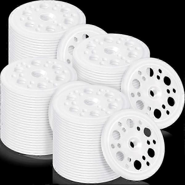 200 Pieces 45 mm (1.77 inch) Plastic Insulation Washers Load Distributing Polypropylene Washers for Fixing