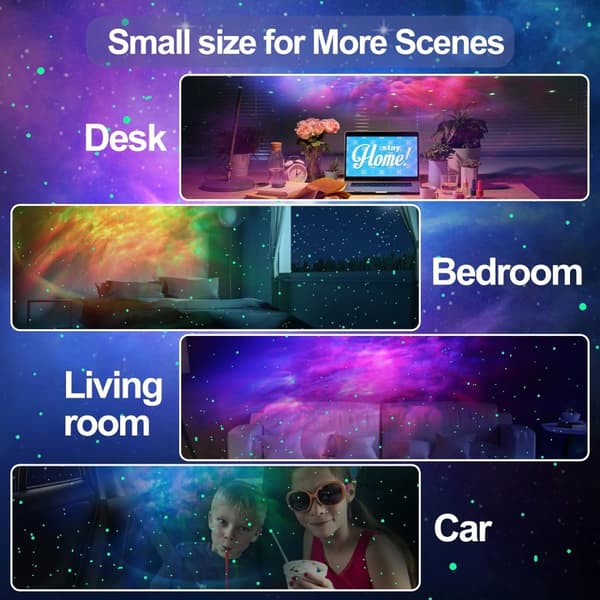 Sitting Night Light / Galaxy Lamp - Galaxy Projector Nebula with Remote Control