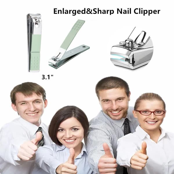 Nagelklippset med portabelt reseetui
