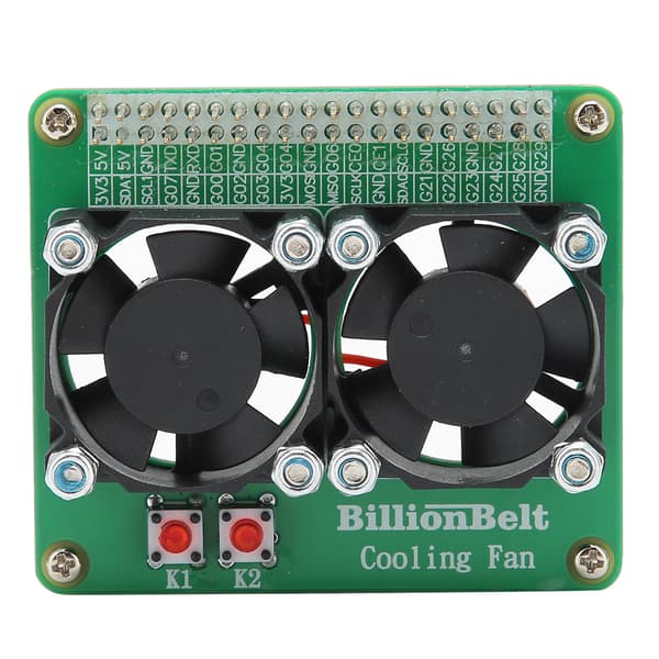 Køleventilator SingleChip Computertilbehør Udskiftning til Raspberry Pi 3B 4B DC5V