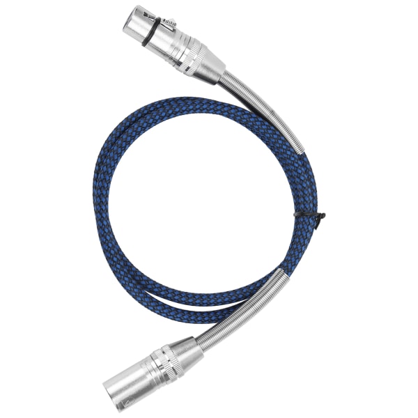 Mikrofonkabel Oksygenfritt Kobber Balansert Ledning for Videokamera Mikser Lydforsterker XLR Hann til Hunn 20m / 65.6ft