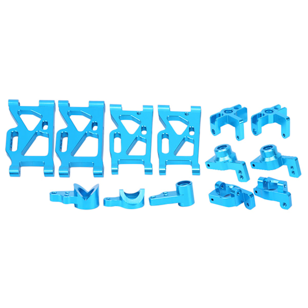 RC Bil Metall Uppgraderingsdelar Kit Styrning Fjädring Arm C-hållare Tillbehör för WLtoys 1/14