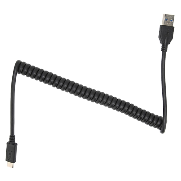USB3.1 til Type C Konverter Kabel USB til Type C Fjeder Udtrækkelig Data Overførselskabel