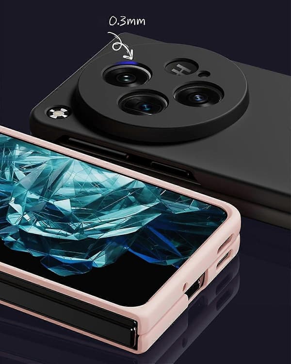 Case for Oneplus Open, Hard PC Shockproof Phone Case Matte Slim Protective Cover Foldable Case for Oneplus Open
