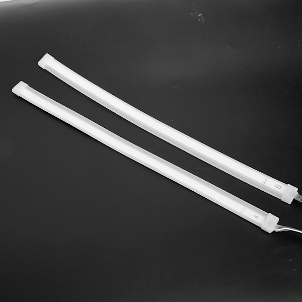 1 Par Bil 12V Frontlys Dagkjørelys Sidelys Glødende Switchback LED Stripe