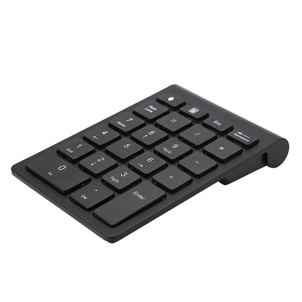 Sort 22 Taster Mini Numpad Trådløst Bluetooth Numerisk Tastatur Til OS X PC