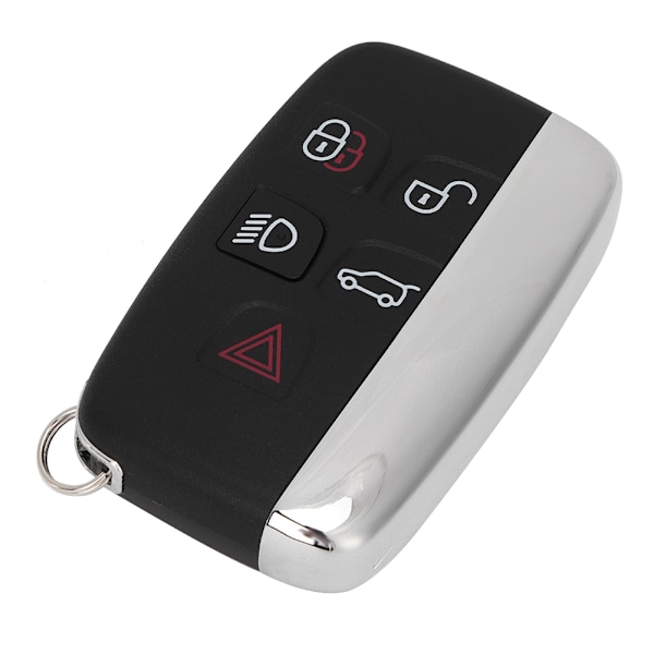 Fjernbetjening Smart Nøgleholder Case 5 Knapper Cover Glans Trim Passer til Land Rover Lr4