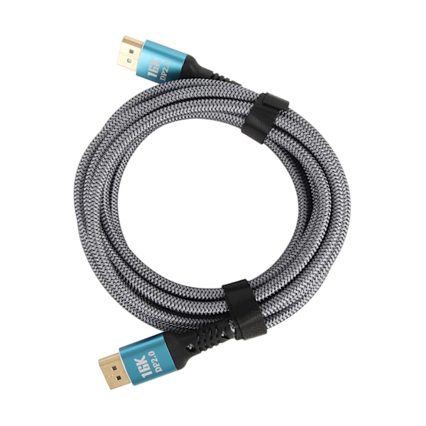 Displayport 2.0 Kabel DVI HD Adapter Linje 16K ved 60Hz for Datamaskin TV Projektor Skjerm 3m/3.3yd