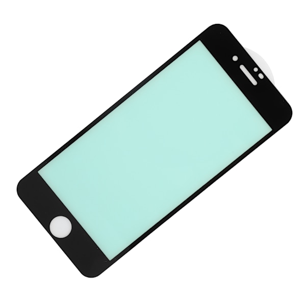 Mobiltelefon Härdat Glas Skärmskydd Grönljus Ögonskyddsfilm för iPhone 7 Svart Kant