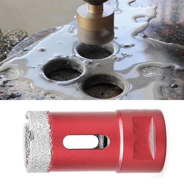 【NX】Brazed Diamond Core Drill Hole Saw Cutter Compatible with Stone Concrete Ceramic Tiles 28mm