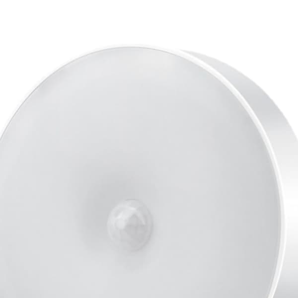 Rund LED Nattlampa Vit Varm USB Uppladdningsbar Väggmontering för Sovrum Barnrum Hall Trappa 0.68 Typ 4