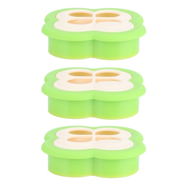 3 Sett Sandwichkutter 4 Bladformet Brødform Sushi Lagingsverktøy for Hjemmekjøkken