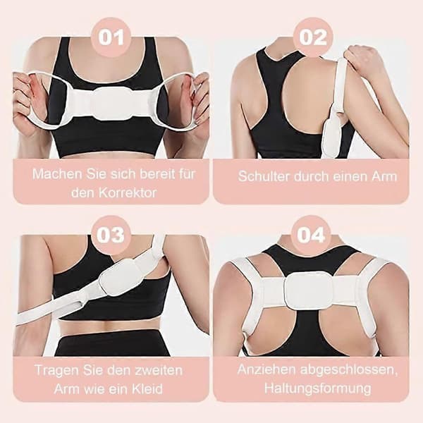 L, Justerbar rygstøtte, åndbar, 2-pak